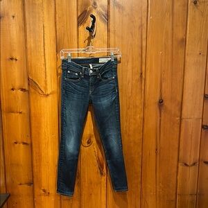 Rag & Bone Women’s Dark Wash Stretch Skinny Jeans Size 26